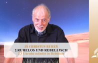 2.3 Unruhe mündet in Rebellion – RUHELOS UND REBELLISCH | Pastor Mag. Kurt Piesslinger