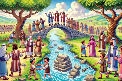 🤩 Bibelgeschichten zum Staunen | 25.11.2025 | 🦁 Richter 12 – Wenn Worte Brücken bauen können … oder Mauern