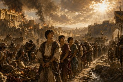 👑 VON BABYLON ZUM EWIGEN REICH | Kap.1 – 👑 Miniserie 1: 🌍 Von Jerusalem nach Babylon | ⚔️ Gedicht 1 – Jerusalem fällt