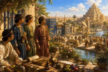 👑 VON BABYLON ZUM EWIGEN REICH | Kap.1 – 🔥 Miniserie 4: 📖 Die prophetische Vorbereitung | 📖 Gedicht 6 – Der Beginn der prophetischen Geschichte